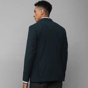 Men Checked Single-Breasted Formal Blazer